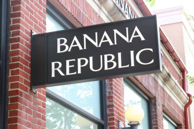 Columbus Ohio 21 Haziran 2022 Banana Republic Perakende Alışveriş