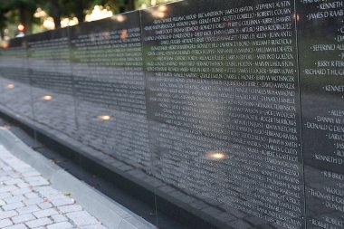 Washington, DC / ABD 8 Mart 2019: Lincoln Memorial 'daki Abraham Lincoln anıtı.