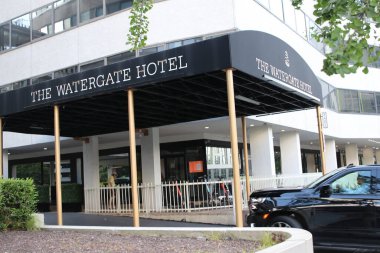 Washington DC 28 Haziran 2022 1963 ve 1971 yılları arasında inşa edilen Watergate, Kongre üyeleri ve siyasi atamalar tarafından en çok arzu edilen yaşam alanlarından biri olarak kabul edildi..