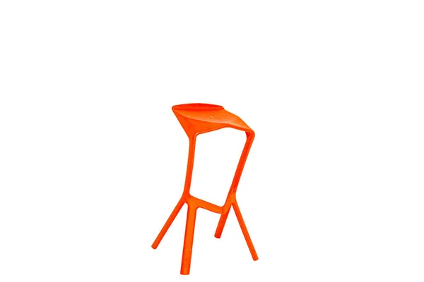 Designer bright bar stool on white background — 图库照片