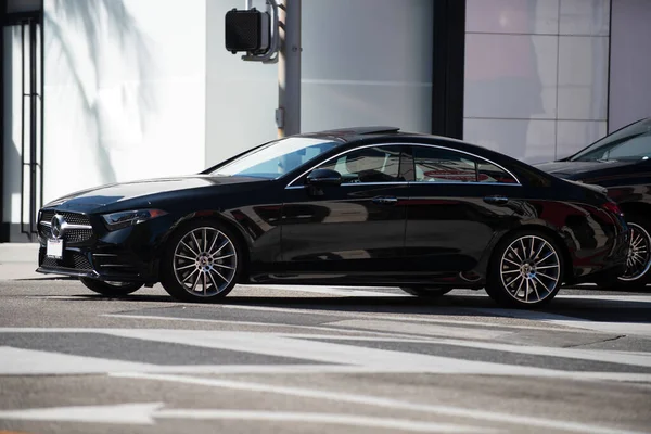 Miami, FL, USA - JULHO, 2020: Supercar Mercedes em Miami Beach. Estilo de vida luxuoso. — Fotografia de Stock