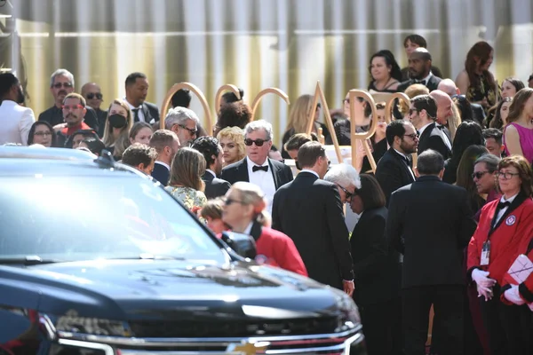 Hollywood, Los Angeles, California - MARCH 27, 2022: The 2022 Oscar. 94th Academy Awards. Hollywood celebrities before the award ceremony in Dolby Theatre. Movie stars, the best actors and directors. — Stock Photo, Image