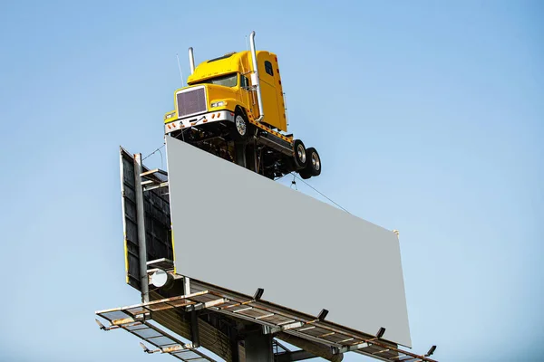 Arizona Usa 2020 American Truck Billboard Advertising Transport Place Advertising — Zdjęcie stockowe