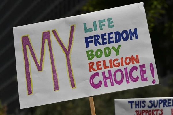 Protesters rally for abortion rights in California and across the U.S. Women gathered at an abortion rights rally in downtown Los Angeles