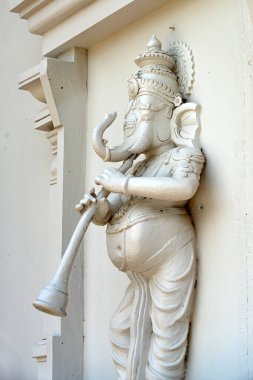 Temple, Texas, USA - JUNE, 2020: Statues from Hindu Temple of Central Texas. A place where devotion and spirituality come together. The biggest Ganesha temple in the state of Texas