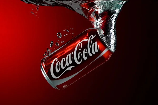 Splash Coke — Stock Photo, Image
