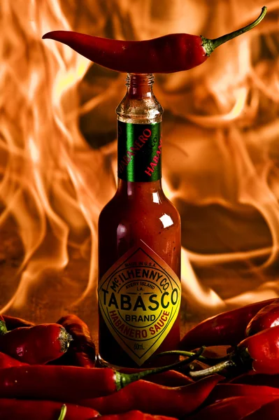 Tabasco Stockfoto