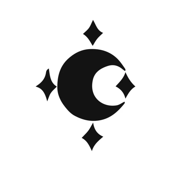 Symboles Ésotériques Lune Alchimie Éléments Magiques Mystiques Pour Gravures Affiches Vecteurs De Stock Libres De Droits