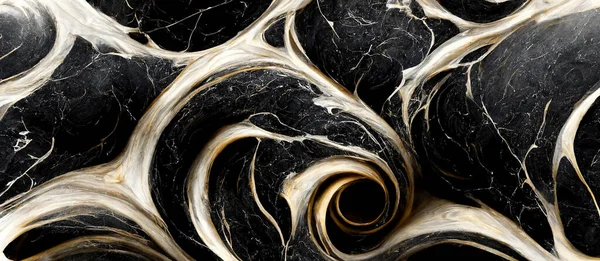 Luxury abstract fluid art ,  mixture of black, gray and gold abstract of marble background