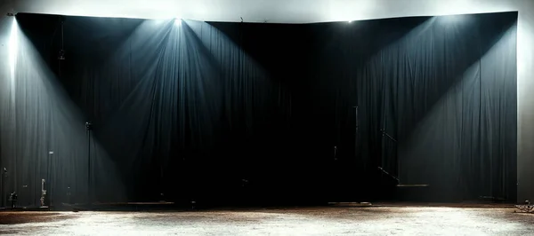 moody empty  stage light background