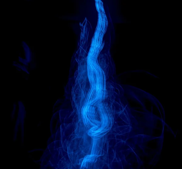 Blaulichtmalerei Stockfoto