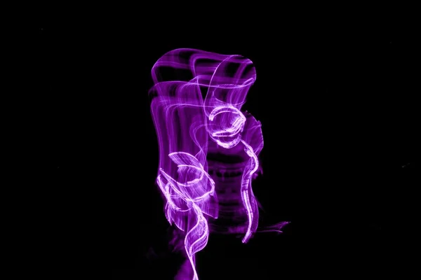 Фиолетовый свет живопись — стоковое фото