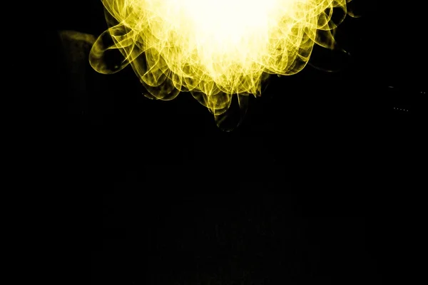 Sarı ışık sanat — Stok fotoğraf