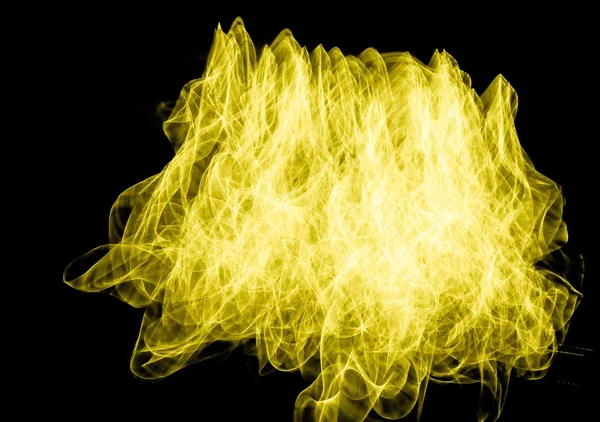 Yellow Light Art — Stock Photo, Image