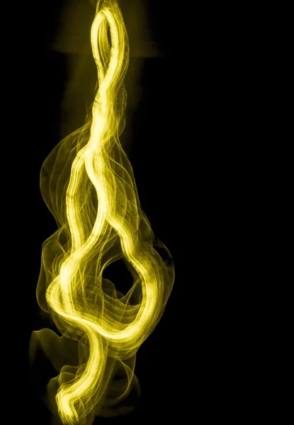 Yellow Light Art — Stockfoto