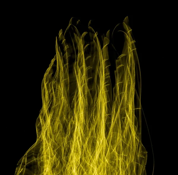 Art de lumière jaune — Photo