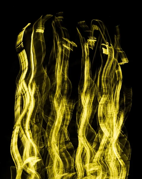 Gele Light Art — Stockfoto