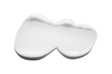 Krem desenli, gölge izole edilmiş girdap lekesi. Yüz kremi, köpük, jöle ya da vücut losyonu örnek alınabilir. Yüz makyajı kremsi kozmetik ürünü