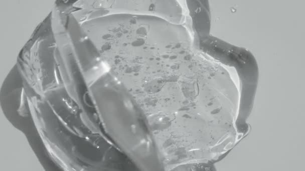 Produto Beleza Toner Cosmético Líquido Com Peptídeo Colágeno Ácido Hialurónico — Vídeo de Stock