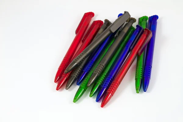 Ballpoint en plusieurs couleurs — Photo