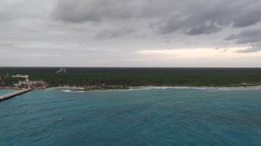 costa Maya Meksika 24 Kasım 2021 deniz ve deniz manzaralı