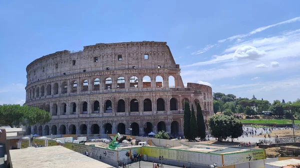 Роме Італія Липня 2022 Колізей Римі Італія Стародавня Римська Колізей Стокове Зображення