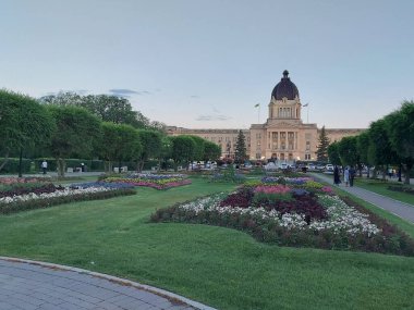 Canada saskatchewan July 20 ,2022 a view of Saskatchewan Legislative Building clipart