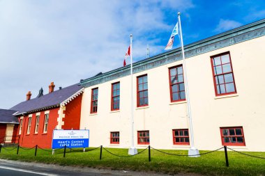 Heart 's Content Newfoundland Kanada, 22 Eylül 2022: Kanada' nın doğu kıyısındaki küçük bir köyde bulunan Cable Station taşra tarihi alanı.