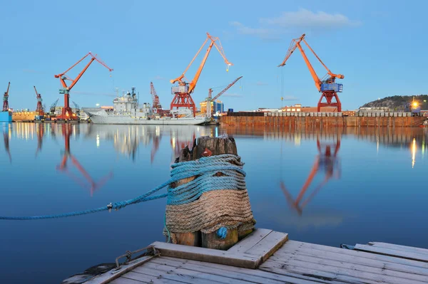 Port Göteborgu Szwecja Europa — Zdjęcie stockowe