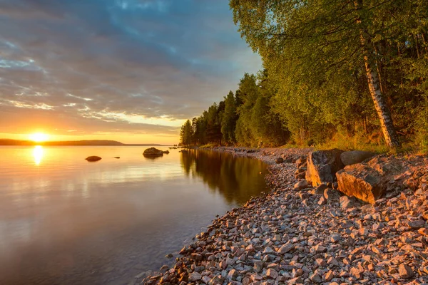 See Siljan Leksand Kommun Dalarna Schweden — Stockfoto