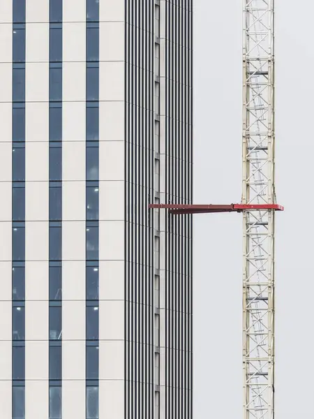 Лестницы Соединенные Зданием Небоскреба — стоковое фото