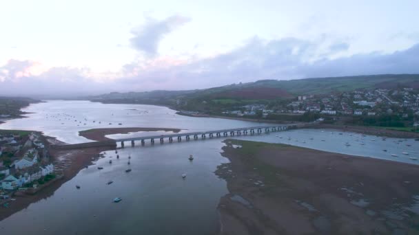 Teign Nehri Shaldon Teignmouth Devon Ngiltere Avrupa Dan Izleyin — Stok video
