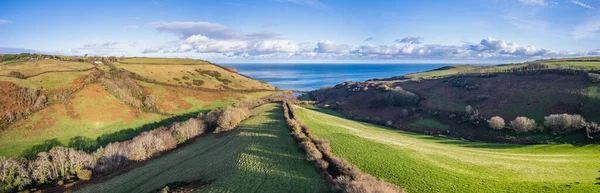 Panorama Man Sands Kingswear Brixham Devon Inghilterra Europa — Foto Stock