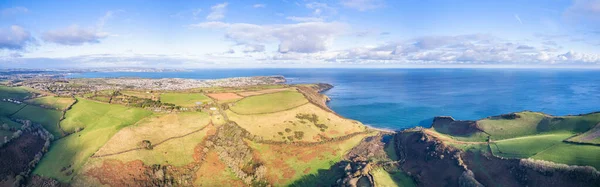 Panorama Über Man Sands Kingswear Brixham Devon England Europa — Stockfoto