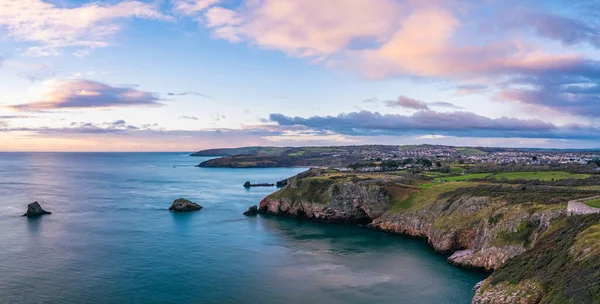 Sunrise Sobre Berry Head Brixham Torbay Devon Inglaterra —  Fotos de Stock