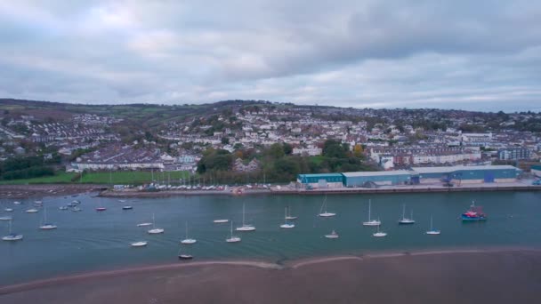 Shaldon Och Teignmouth Devon England — Stockvideo