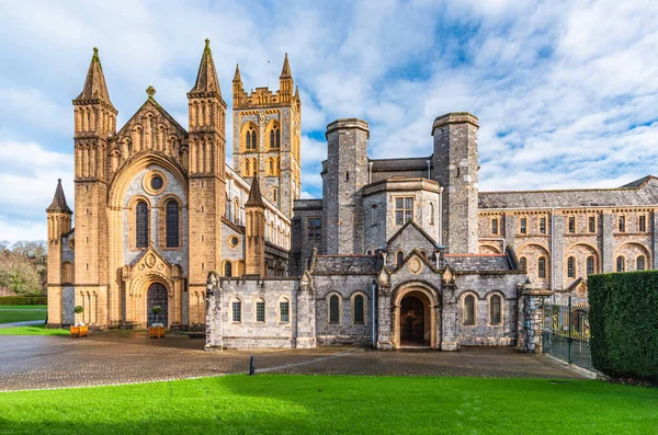 Buckfast Abbey Church Buckfastleigh Devon England Europe — Stockfoto