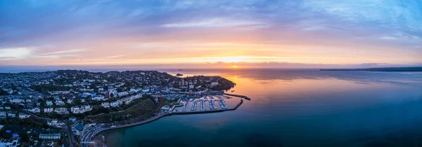 Sunrise Torquay Torquay Marina Devon England Europe — Foto Stock