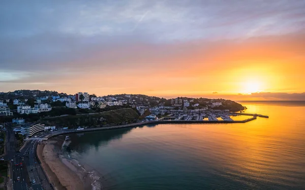 Sunrise Torquay Torquay Marina Devon England Europe — Foto de Stock