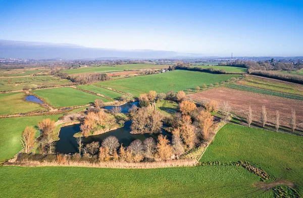 Meadows Marshland Clyst River Topsham Devon England — Stock Photo, Image