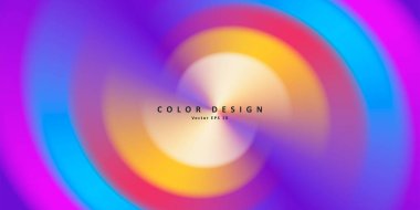 Çarpık çember soyut arkaplanı bulanıklaştırdı