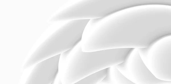 Sıvı Beyaz Rengin Soyut Arka Planı Şekiller Modern Duvar Kağıdı — Stok Vektör