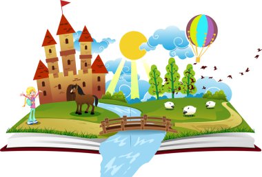 Book of Fairy Tales clipart