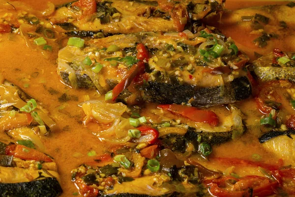 Moqueca Fish Traditional Dish Brazilian Cuisine Close — Stok Foto