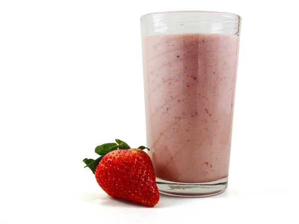 Fresh strawberry milk shake — Stock Photo, Image