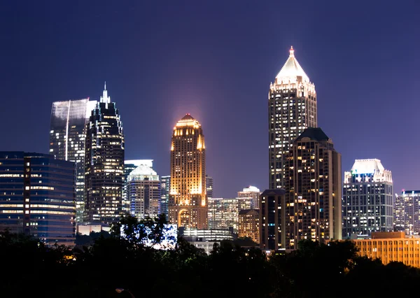 Atlanta Panorama za soumraku Stock Fotografie