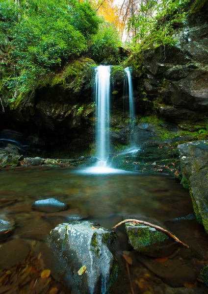 Grotto Falls in Great Smoky Mountain Stock Picture
