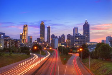 En iyi atlanta downtown gün batımında ardı