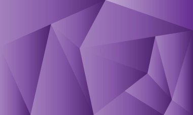Illustration triangle shape geometry purple tone on rectangle background.