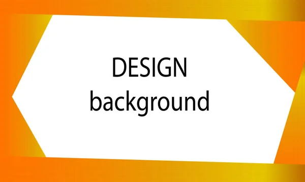 Diseño Una Plantilla Banner Colorido Con Colores Naranja Degradado Formas — Vector de stock
